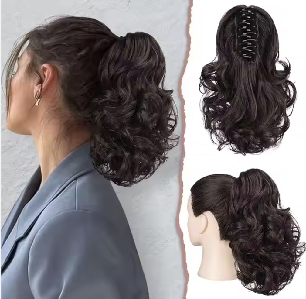 Ponytail Clip-In: Volumen y longitud en segundos, sin dañar tu cabello 🎁 50% DCTO.