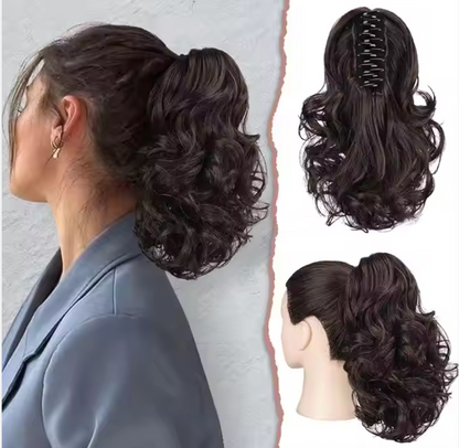 Ponytail Clip-In: Volumen y longitud en segundos, sin dañar tu cabello 🎁 50% DCTO.